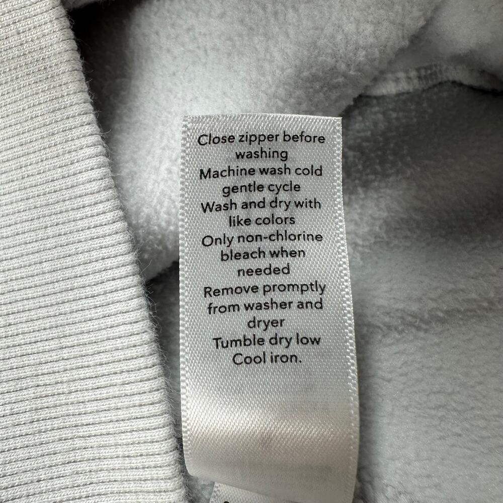 Athleta Jacket Womens Small White Gray Triumph Hoodie Camo Full Zip Athletic - Picture 6 of 8